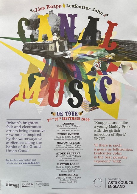 Flyer for the tour of Canal Music Flyer for the tour of Canal Music