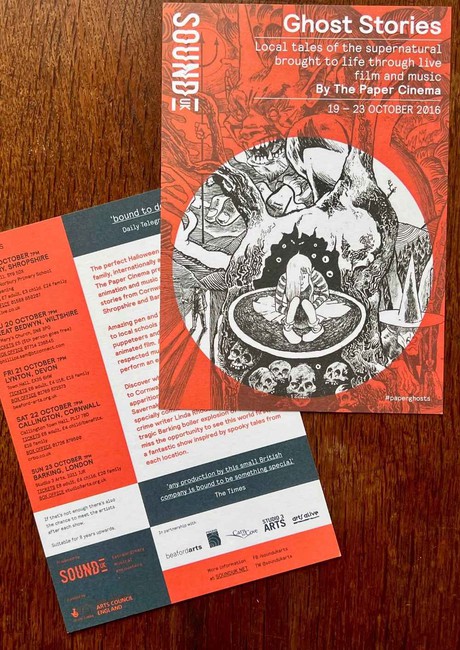 Ghost Stories - The Paper Cinema - Tour Flyer