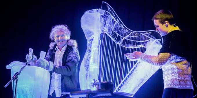 Ice Music - harp and percussion