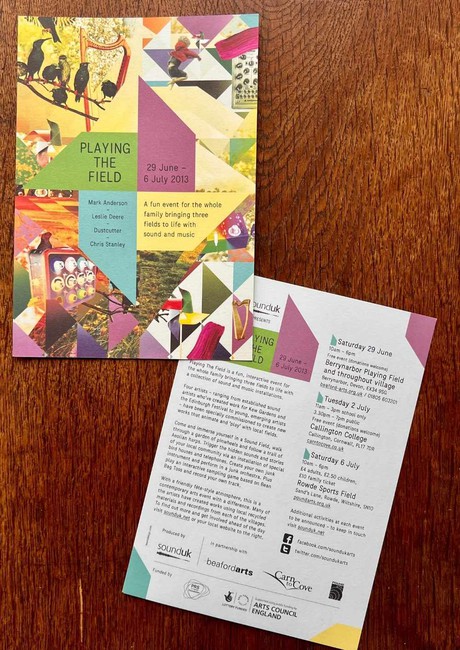 Playing the Field flyer