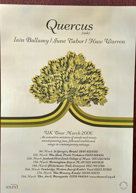 Flyer for Quercus in 2006. Flyer for Quercus in 2006.