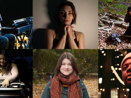 Sound Generator Artists 2023 - a composite photo of 6 artists.