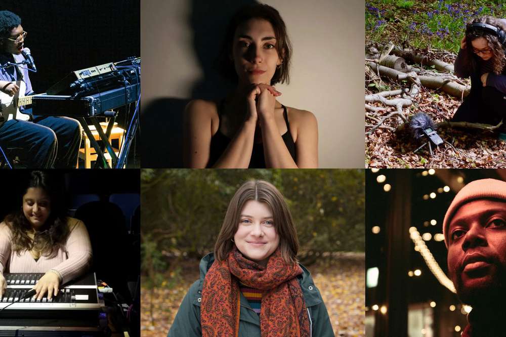 Sound Generator Artists 2023 - a composite photo of 6 artists.