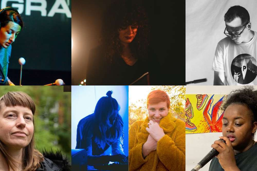 Sound Generator Artists 2022 - a composite photo of 6 artists.